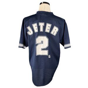 Vintage Yankees Derek Jeter #2 Authentic Dynasty Baseball Jersey 2002 Large NWT